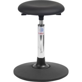 Beta Stol, Sort, Kunstlæder, 52-71 cm, Sway