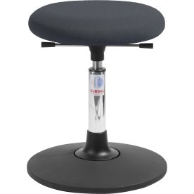 Beta Stol, Sort, Stof, 43-56 cm, Sway