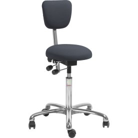 PAS Klinikstol, Sort, Stof, 60-79 cm, Ryglæn