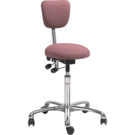 PAS Klinikstol, Rosa, Stof, 60-79 cm, Ryglæn