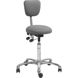 PAS Klinikstol, Grå, Stof, 60-79 cm, Ryglæn