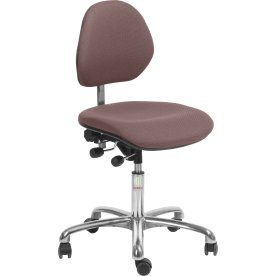 Office Arbejdsstol lav ryg, Rosa, Stof, 44-56 cm