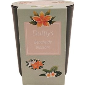 Duftlys i glasstage, 7,4x8,6 cm, Beachside Blossom
