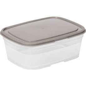 Sustain opbevaringsboks, gråbrun, 0,8L.