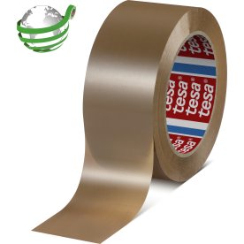 tesa Standard Pakketape | PET | 50mm x 132m | Brun