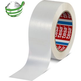 tesa Standard Pakketape | PET | 50mm x 132m | Hvid