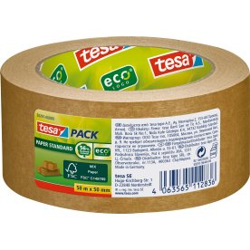 tesa Standard Pakketape | Papir | 50mm x 50m