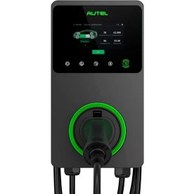 Autel MaxiCharger med kabel 22KW LCD, 4G, mørkegrå