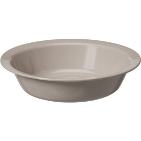 GastroMax Dyb tallerken, BIO, gråbrun, Ø19,5 cm