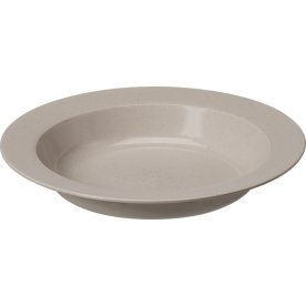 GastroMax Dyb tallerken, BIO, gråbrun, Ø22 cm