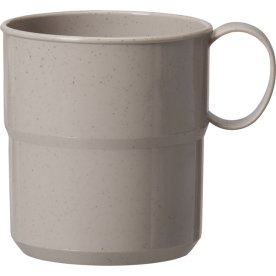 GastroMax Krus stabelbar, BIO, gråbrun, 3DL