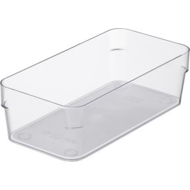 Compact Sort Opbevaringsboks, klar, 20x10cm