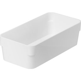 Compact Sort Opbevaringsboks, hvid, 20x10cm