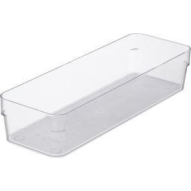 Compact Sort Opbevaringsboks, klar, 30x10cm
