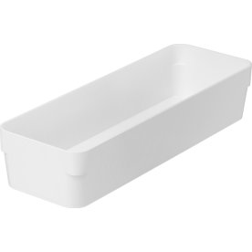 Compact Sort Opbevaringsboks, hvid, 30x10cm
