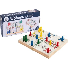 Brætspil Ludo 30x30 cm, Foldbart