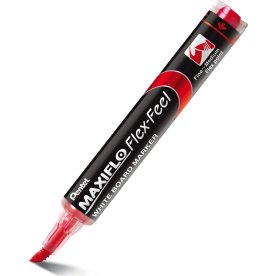 Pentel Maxiflo Flex Whiteboard Marker | Rød
