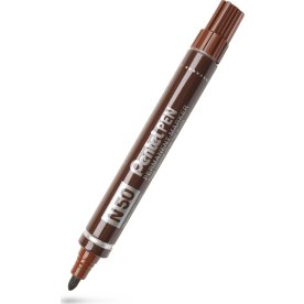 Pentel N50 Permanent marker | Rund | Brun