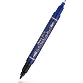 Pentel N75W Twin marker | Blå