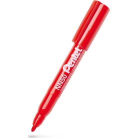 Pentel NN50 Permanent marker | Rund | Rød