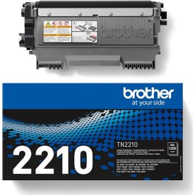 Brother TN2210 lasertoner, sort, 1200s