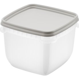 Fryse opbevaringsboks, gråbrun, 0,75L, 4 stk.