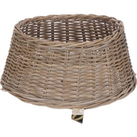 Juletræsfod Skjuler, kubu rattan, Ø59cm, natur