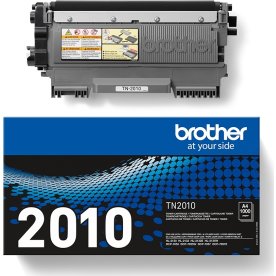 Brother TN2010 lasertoner, sort, 1000s