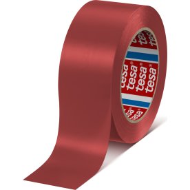 tesa gulvmarkeringstape, 50mm x 33m, rød