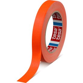tesa selvlysende eventtape, 25mm x 19m, orange