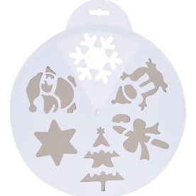 Skabelon med Vintermotiver, Ø30 cm,