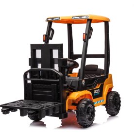 Elbil JCB gaffeltruck børnebil, 12V