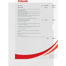 Esselte Chartek | A4 | PVC | 120my | 100 stk