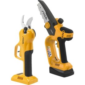 STIGA håndsav+grensaks SP100, 20V, inkl. batteri