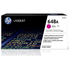 HP no 648A CE263A lasertoner, rød, 11000s