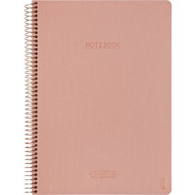 Kozo Premium Notesbog | A4 | Linj. | Muted Blush