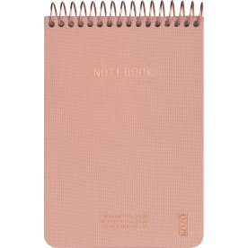 Kozo Premium Notesbog |A6 | Linjeret | Muted Blush