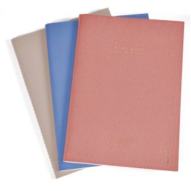 Kozo Premium Skrivehæfte | A5 | Linjeret | 3-pak