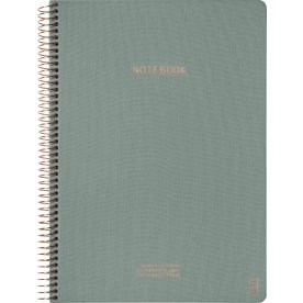 Kozo Premium Notesbog | A4 | Linjeret | Aloe Vera