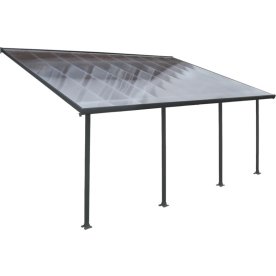 Palram Canopia Feria terr. overdæk, 4x6m, grå