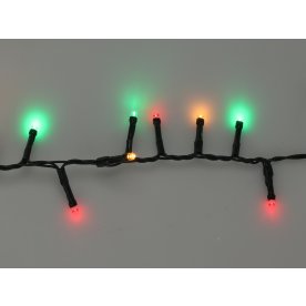 Lyskæde m/700 LED, 14 meter, flerfarvet