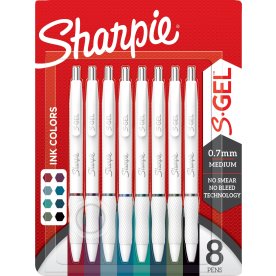 Sharpie S-Gel Rollerpen | 8 assorterede farver
