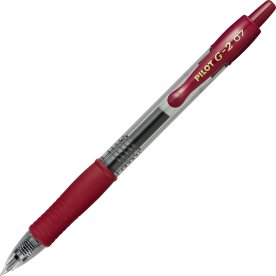 Pilot G-2 Rollerpen | M | Mørkerød