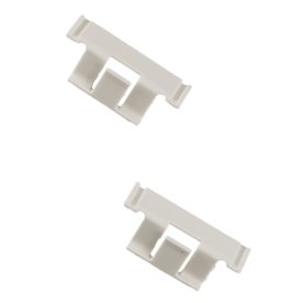 Elfa Decor kabelclips t/metalhylde, mat hvid, 2 st