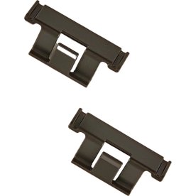 Elfa Decor kabelclips t/metalhylde, mat grå, 2 stk