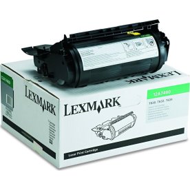 Lexmark 12A7460 lasertoner, sort, 5000s