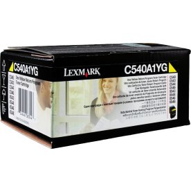 Lexmark C540A1YG lasertoner, gul, 1000s