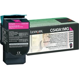 Lexmark C540A1MG lasertoner, rød, 1000s