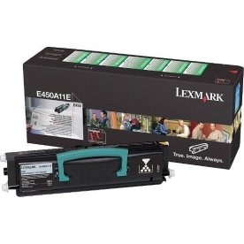 Lexmark E450A11E lasertoner, sort, 6000s