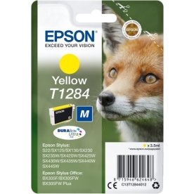 Epson nr.T1284/C13T12844012 blækpatron, gul, 175s